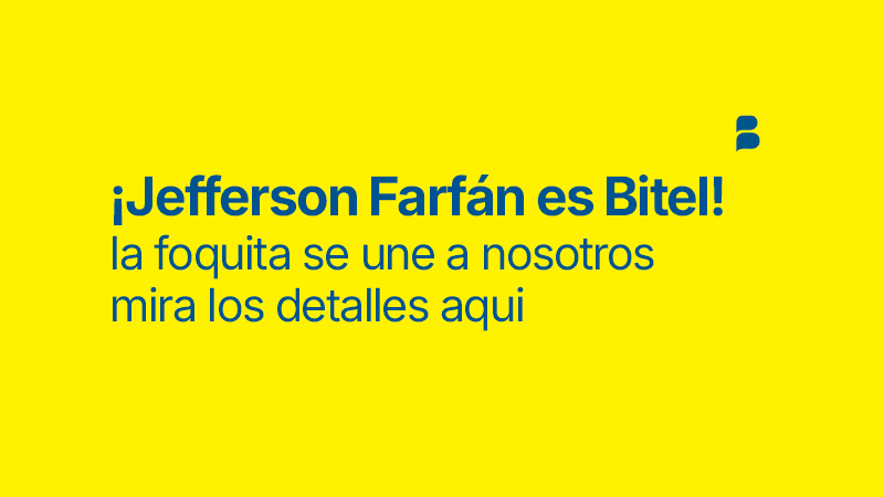¡Jefferson Farfán, la nueva imagen de Bitel!