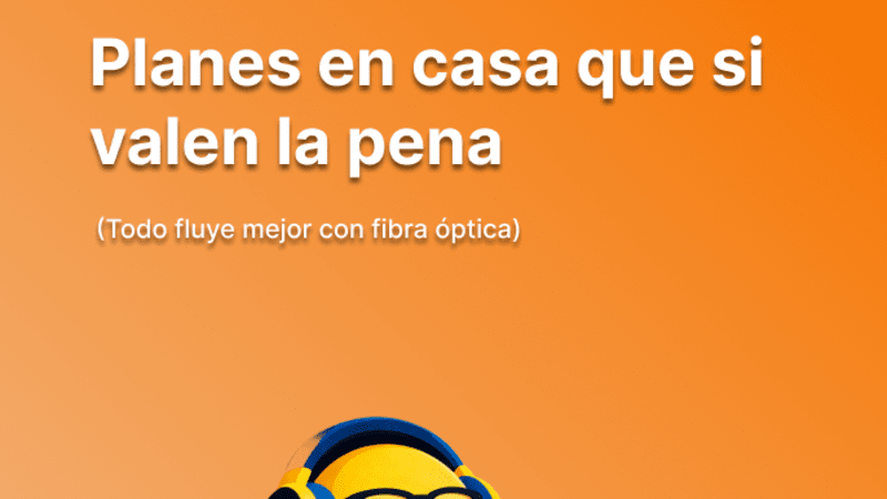Planes en casa que sí valen la pena (Todo fluye mejor con fibra óptica)