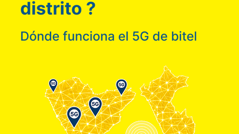 Cobertura 5G Bitel en Lima y Perú: dónde funciona en 2026