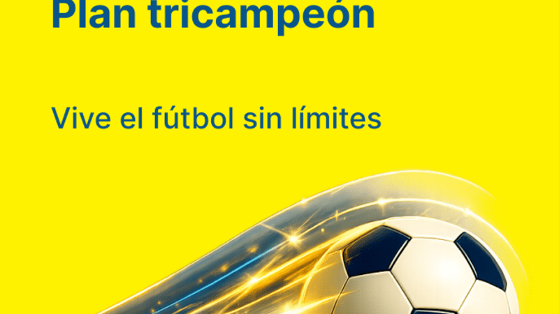 Plan Tricampeón: vive el fútbol sin interrupciones | Bitel