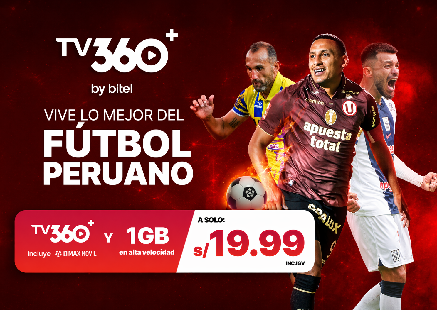 Paquete TV360+