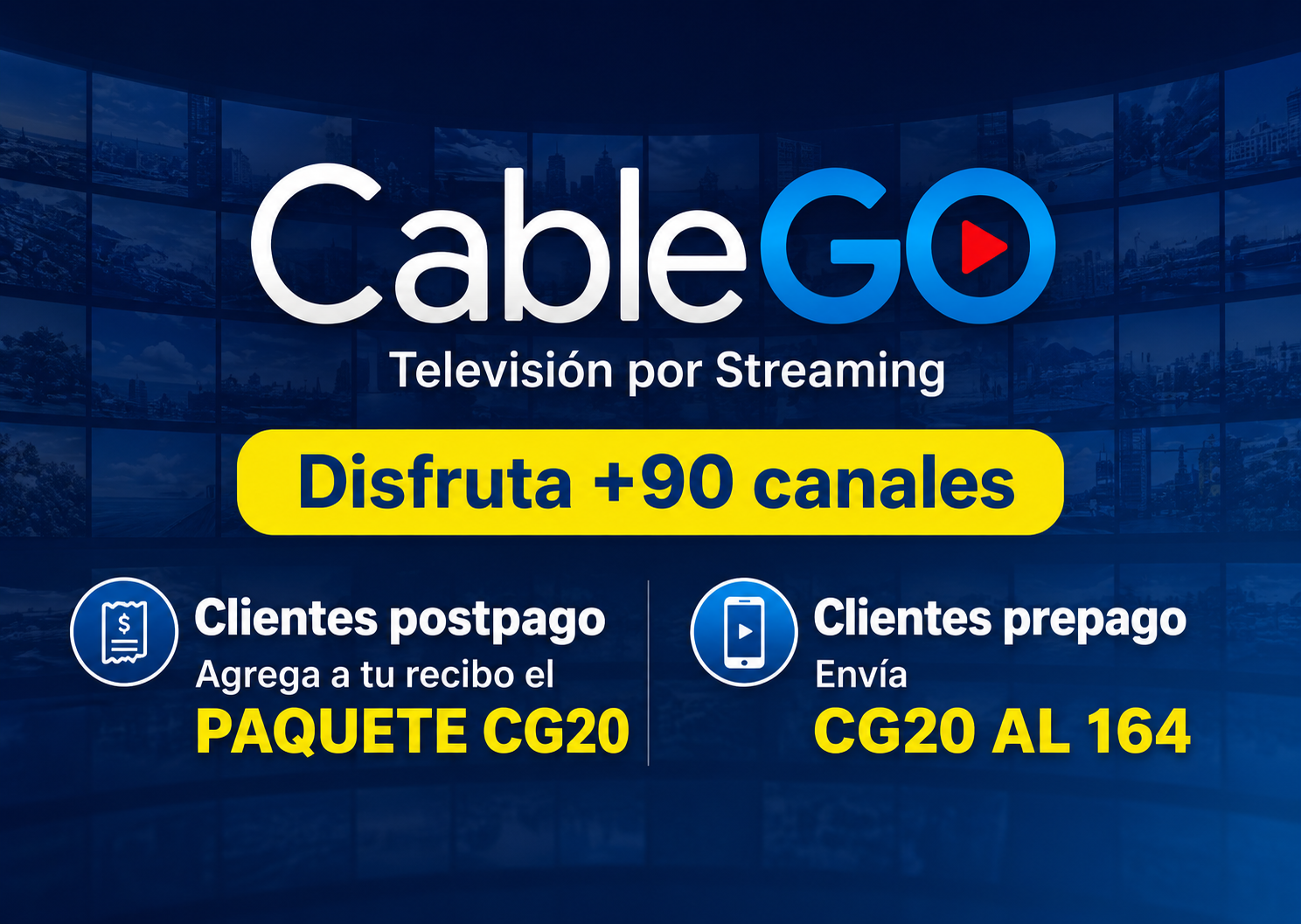 Paquetes Cable Go (CG).