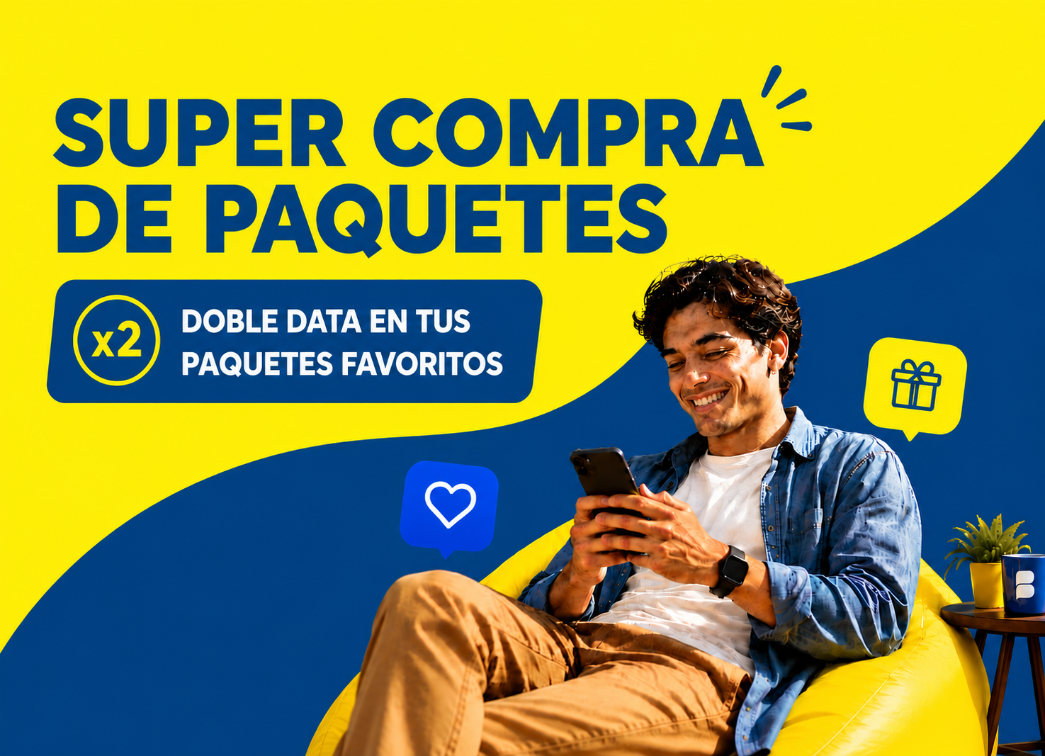 ¡Llegó la súper compra de paquetes!