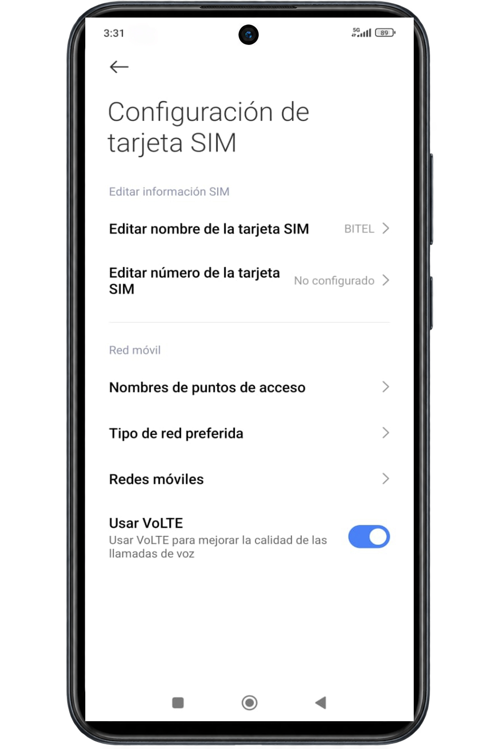 Activa VoLTE