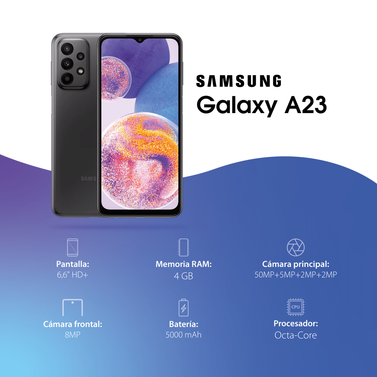 Nuevo Samsung Galaxy A23 5G, características, precio y ficha técnica